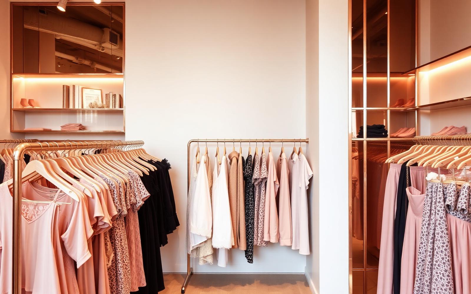Interior de boutique elegante